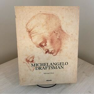 Michelangelo Draftsman – Michael Hirst (1988) Paperback Vintage Drawings Art